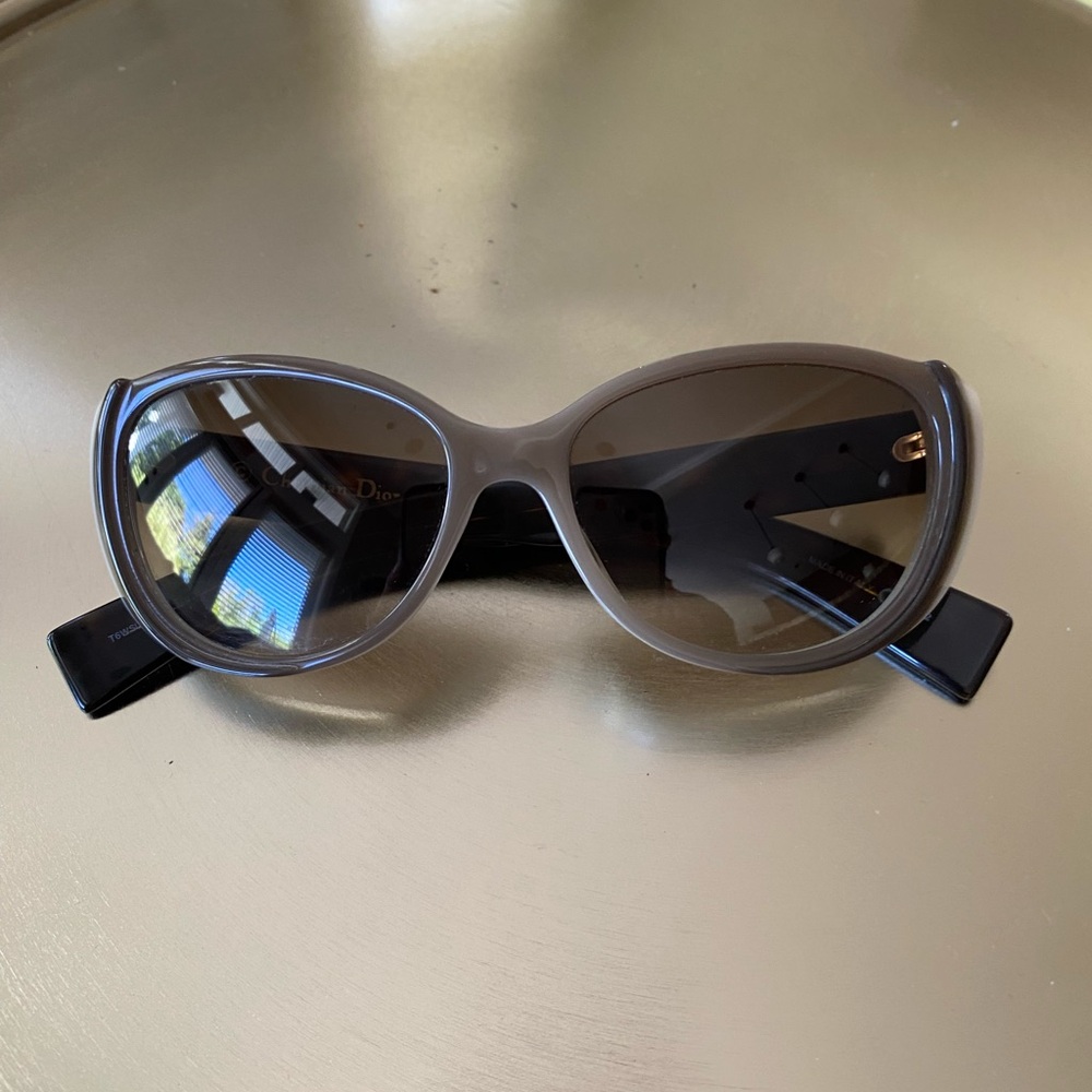 Dior Gray Cat-Eye Sunglasses